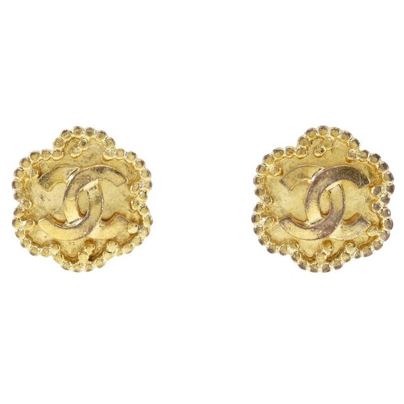 CHANEL Gold Earrings - Picture 1 of 8
